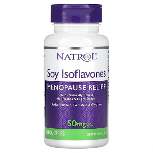 Natrol, Соевые изофлавоны, 10 мг, 60 капсул #1