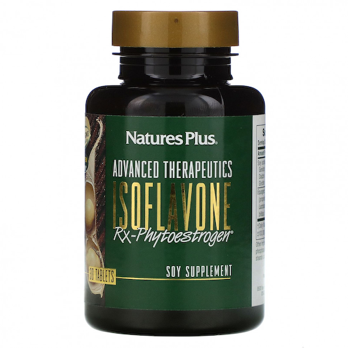 NaturesPlus, Advanced Therapeutics, Isoflavone Rx-Phytoestrogen, озофлавоны сои, 30 таблеток #1
