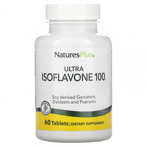 NaturesPlus, Ultra Isoflavone 100, 60 вегетарианских таблеток #1