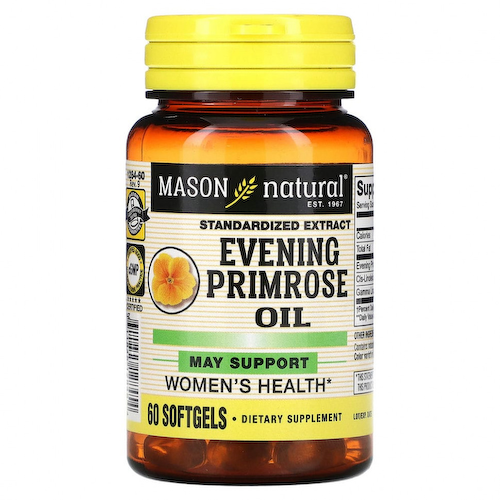 Mason Natural, Масло вечерней примулы, 60 капсул #1