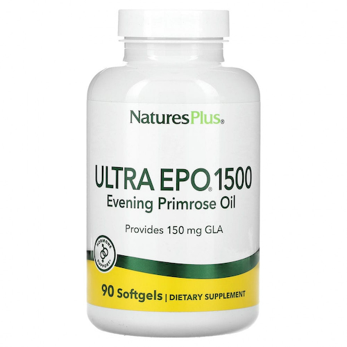 NaturesPlus, Ultra EPO 1500, масло примулы вечерней, 90 мягких таблеток #1
