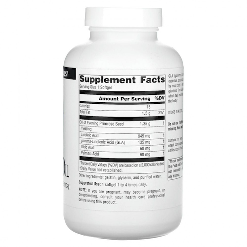 Source Naturals, масло примулы вечерней, 1350 мг, 120 мягких таблеток #1