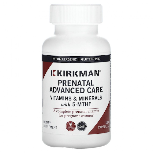 Kirkman Labs, Prenatal Advanced Care, 120 капсул #1