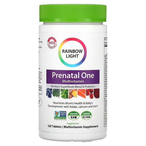 Rainbow Light, Prenatal One, мультивитамины для беременных, 150 таблеток #1
