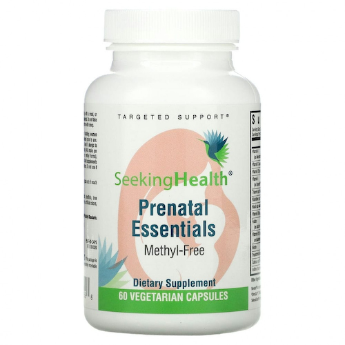 Seeking Health, Prenatal Essentials, без метила, 60 вегетарианских капсул #1