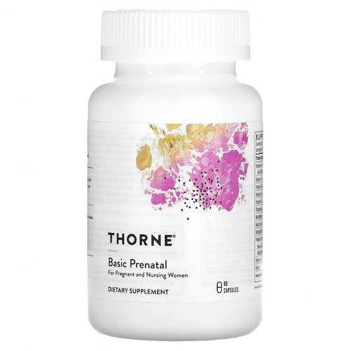 Thorne Research, Basic Prenatal, 90 капсул #1