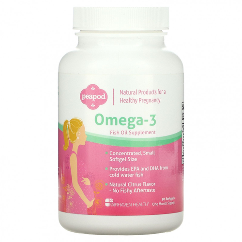Fairhaven Health, PeaPod, омега-3, 90 капсул #1
