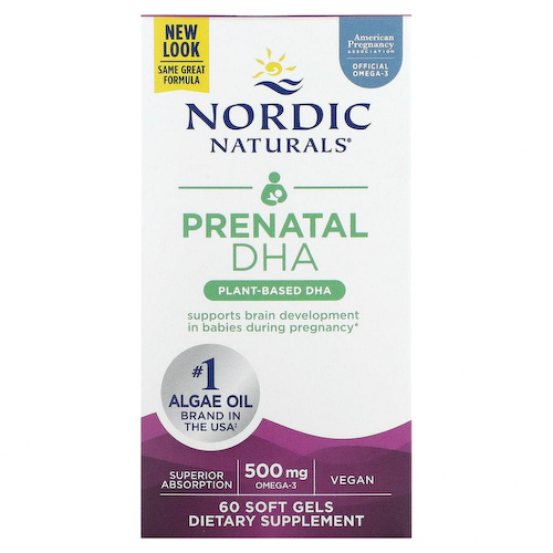 Nordic Naturals, ДГК для беременных, 250 мг, 60 мягких таблеток #1