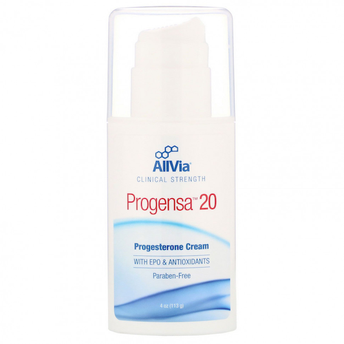 AllVia, Progensa 20, крем с прогестероном, 113 г (4 унции) #1