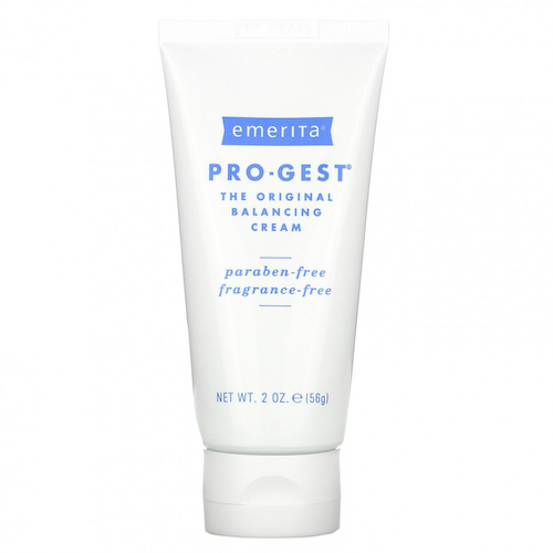 Emerita, Pro-Gest, крем с прогестероном, без запаха, 2 унции (56 г) #1