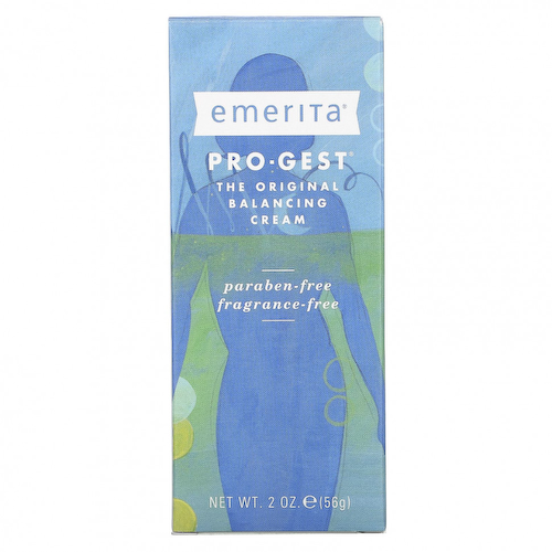 Emerita, Pro-Gest, крем с прогестероном, без запаха, 2 унции (56 г) #1