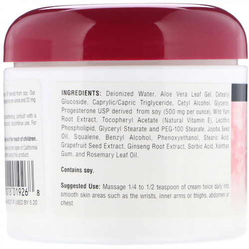 Source Naturals, Крем с прогестероном, 113,4 г (4 унции) #1