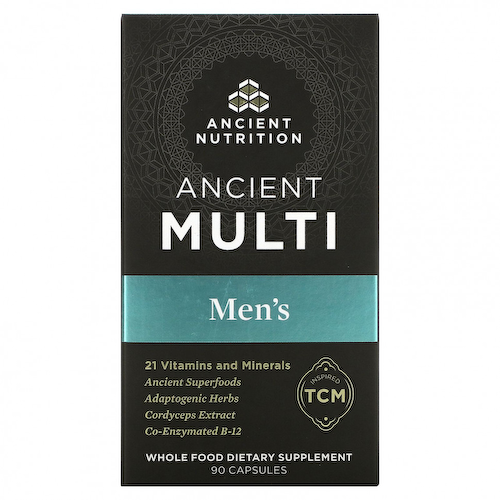 Dr. Axe / Ancient Nutrition, Ancient Multi, для мужчин, 90 капсул #1