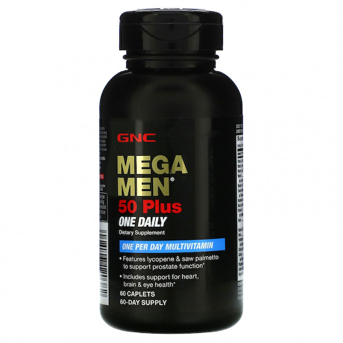 GNC, 50 Plus Once Daily, мультивитамины для женщин старше 50 лет, для приема один раз в день, 60 капсул #1