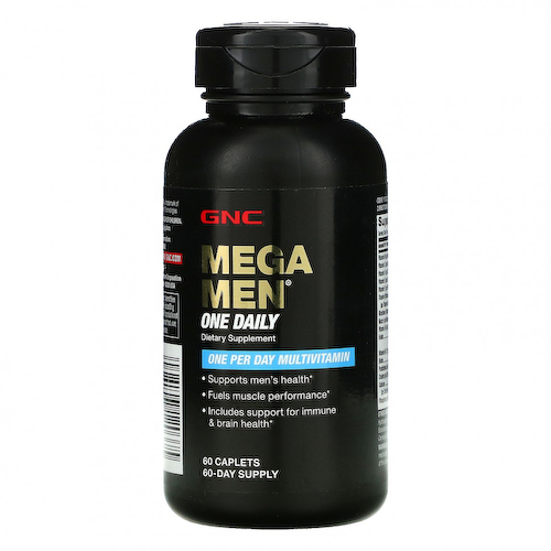 GNC, Mega Men, мультивитамины для мужчин, 1 капсула в день, 60 капсул #1