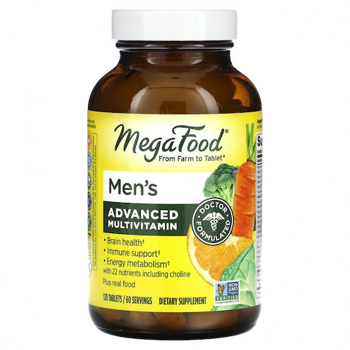 MegaFood, комплекс витаминов и микроэлементов для мужчин, 120 таблеток #1