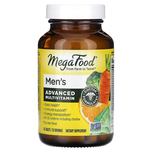 MegaFood, комплекс витаминов и микроэлементов для мужчин, 60 таблеток #1