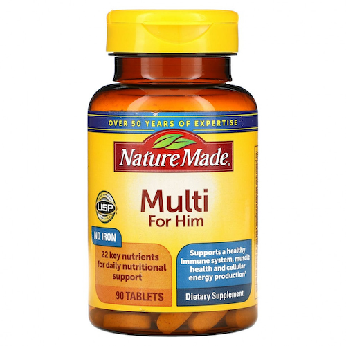 Nature Made, Multi for Him, 90 таблеток #1