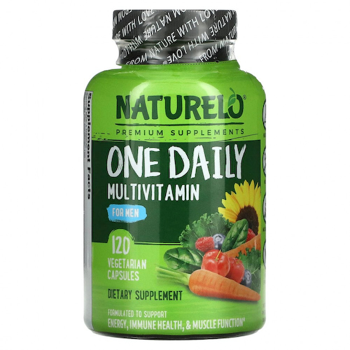 NATURELO, мультивитамины для мужчин, для ежедневного применения, 120 вегетарианских капсул #1