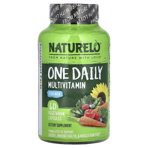 NATURELO, Мультивитамины для мужчин One Daily, 60 вегетарианских капсул #1