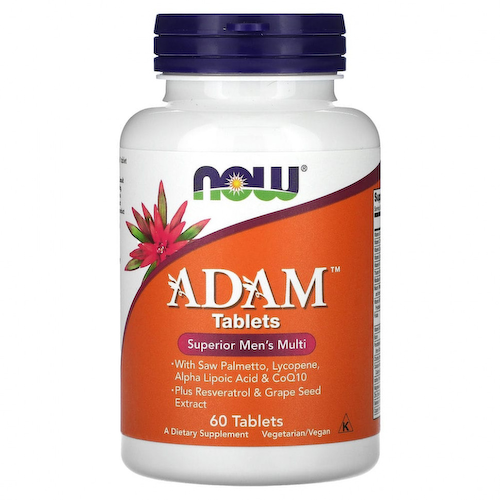 NOW Foods, ADAM, улучшенные мультивитамины для мужчин, 60 таблеток #1