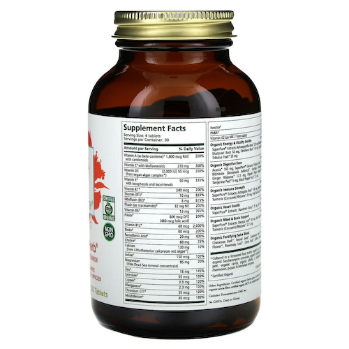 Pure Synergy, Vita·Min·Herb, мультивитамины для мужчин, 120 таблеток #1