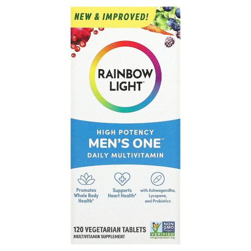 Rainbow Light, Men's One, мультивитамины, 120 таблеток #1