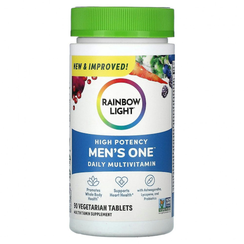 Rainbow Light, Men's One, мультивитамины для мужчин, 90 таблеток #1