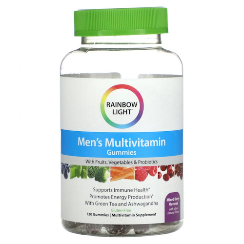 Rainbow Light, Мультивитамины для мужчин, ягодное ассорти, 120 жевательных таблеток #1
