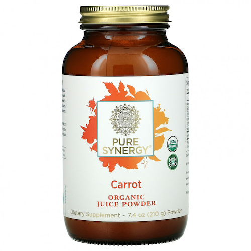 Pure Synergy, Carrot Powder, 7.4 oz ( 210 g) #1