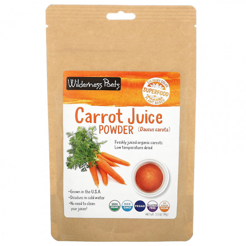 Wilderness Poets, Organic Carrot Juice Powder, 3.5 oz (99 g) #1