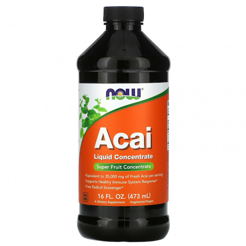 NOW Foods, Жидкий концентрат асаи, 16 жидких унций (473 мл) #1