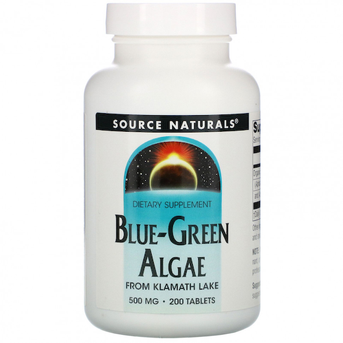 Source Naturals, Сине-зеленые водоросли, 200 таблеток #1