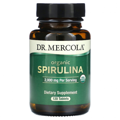 Dr. Mercola, Органическая спирулина, 2000 мг, 120 таблеток #1