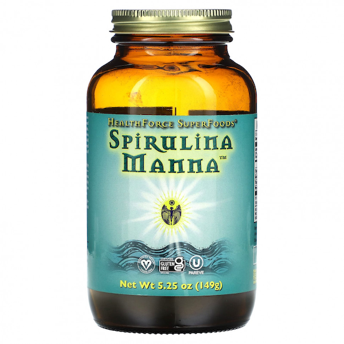 HealthForce Superfoods, Спирулина и манна, 149 г (5,25 унции) #1