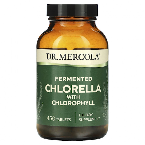 Dr. Mercola, ферментированная хлорелла, 450 таблеток #1