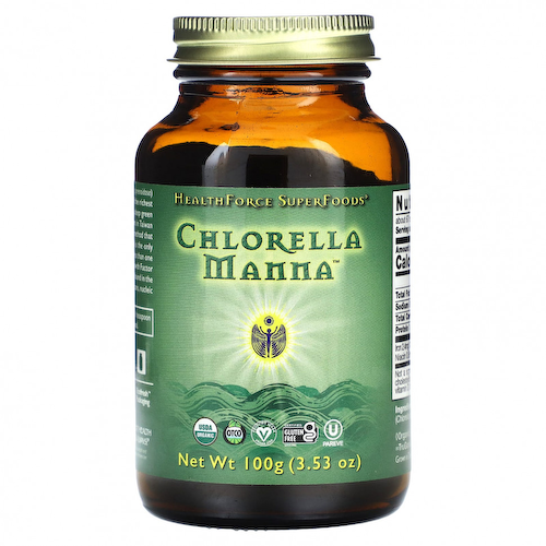 HealthForce Superfoods, Хлорелла манна, 100 г (3,53 унции) #1