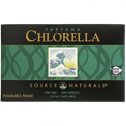 Source Naturals, Хлорелла с островов Яэяма, 200 мг, 300 таблеток #1