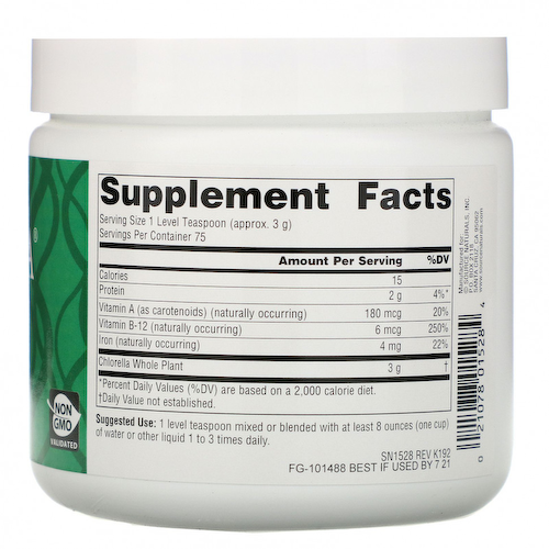 Source Naturals, хлорелла Яэяма, 226,8 г (8 унций) #1