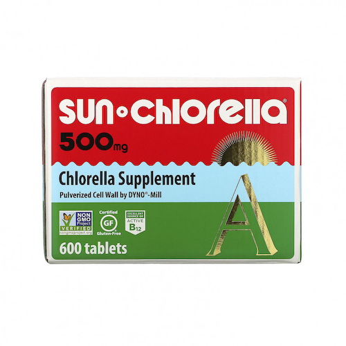 Sun Chlorella, хлорелла, 500 мг, 600 таблеток #1