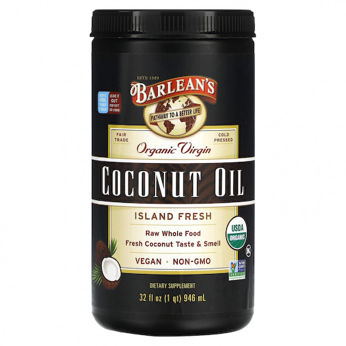 Barlean's, Органическое кокосовое масло первого отжима, Island Fresh, 946 мл (32 жидк. Унции) #1