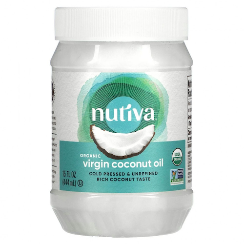 Nutiva, органическое кокосовое масло, первого отжима, 444 мл #1