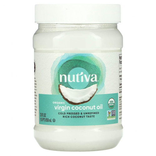 Nutiva, органическое кокосовое масло первого отжима, 858 мл (29 жидк. унций) #1
