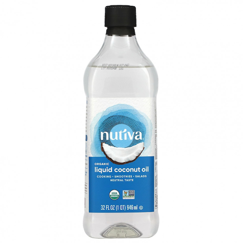 Nutiva, жидкое органическое кокосовое масло, 946 мл (32 жидк. унции) #1
