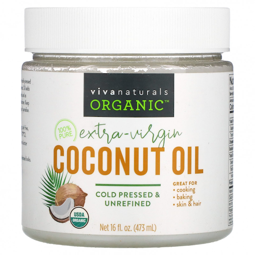 Viva Naturals, Органическое кокосовое масло первого отжима, 473 мл (16 жидк. Унций) #1