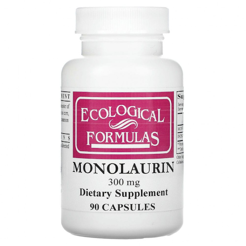 Ecological Formulas, Монолаурин, 300 мг, 90 капсул #1