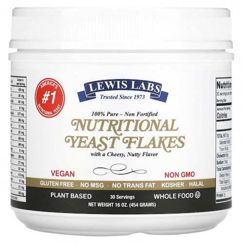 Lewis Labs, Nutritional Yeast Flakes, 16 oz (454 g) #1