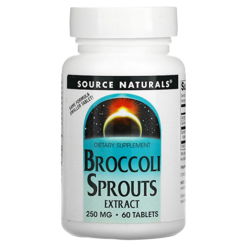 Source Naturals, экстракт ростков брокколи, 250 мг, 60 таблеток #1