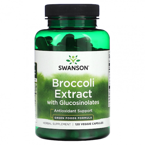 Swanson, Экстракт брокколи с глюкозинолатами, 120 растительных капсул #1