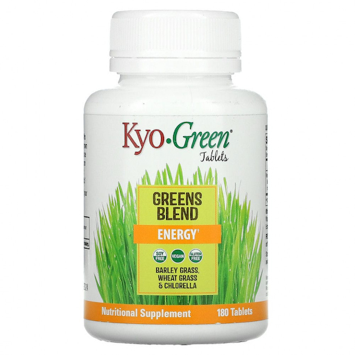 Kyolic, Kyo-Green, смесь зелени, энергия, 180 таблеток #1